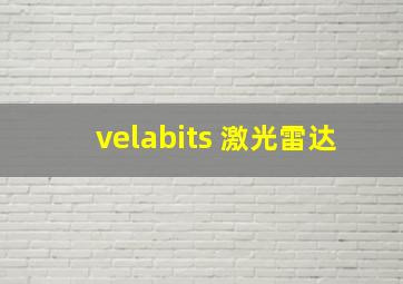 velabits 激光雷达